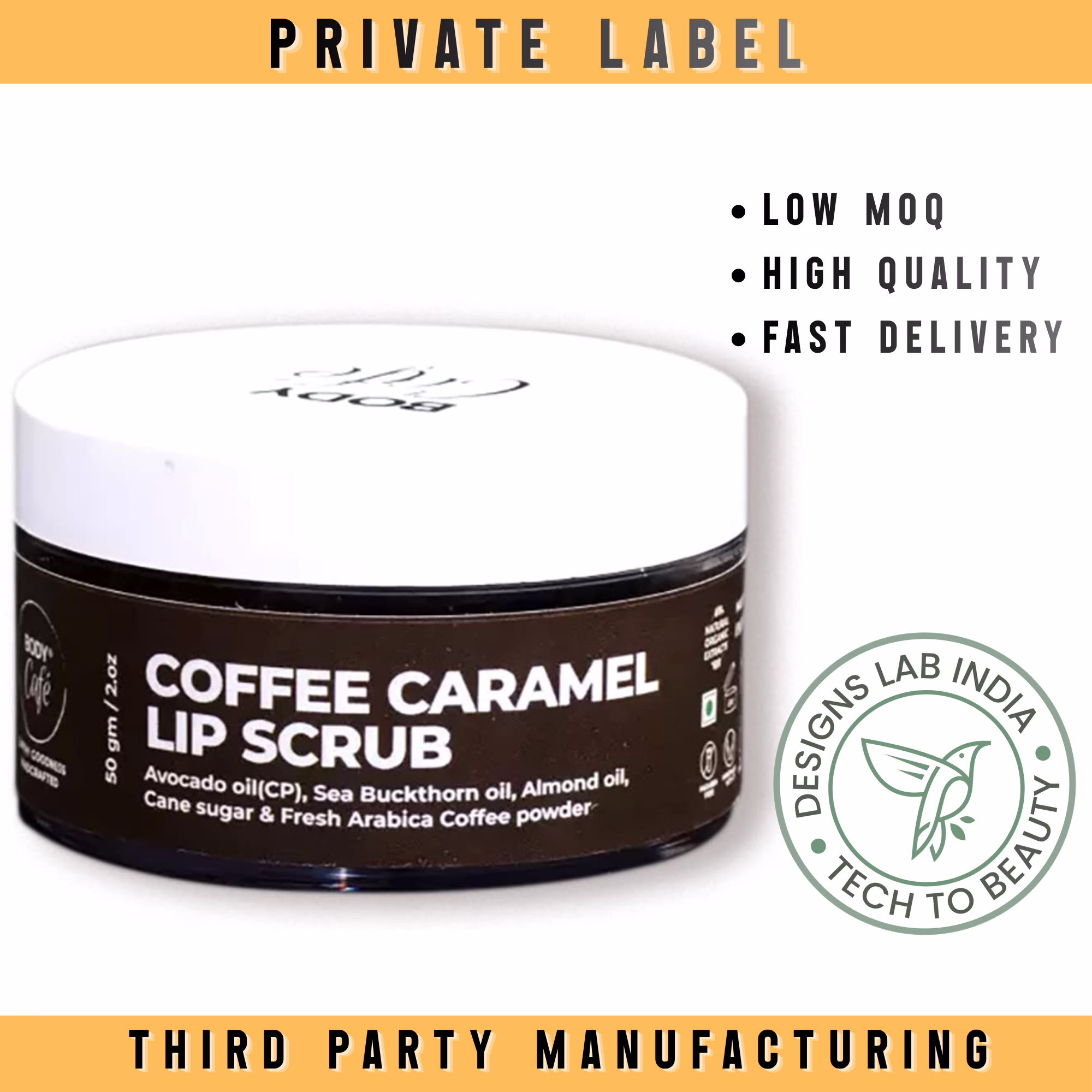 Caramel Coffee Lip Scrub